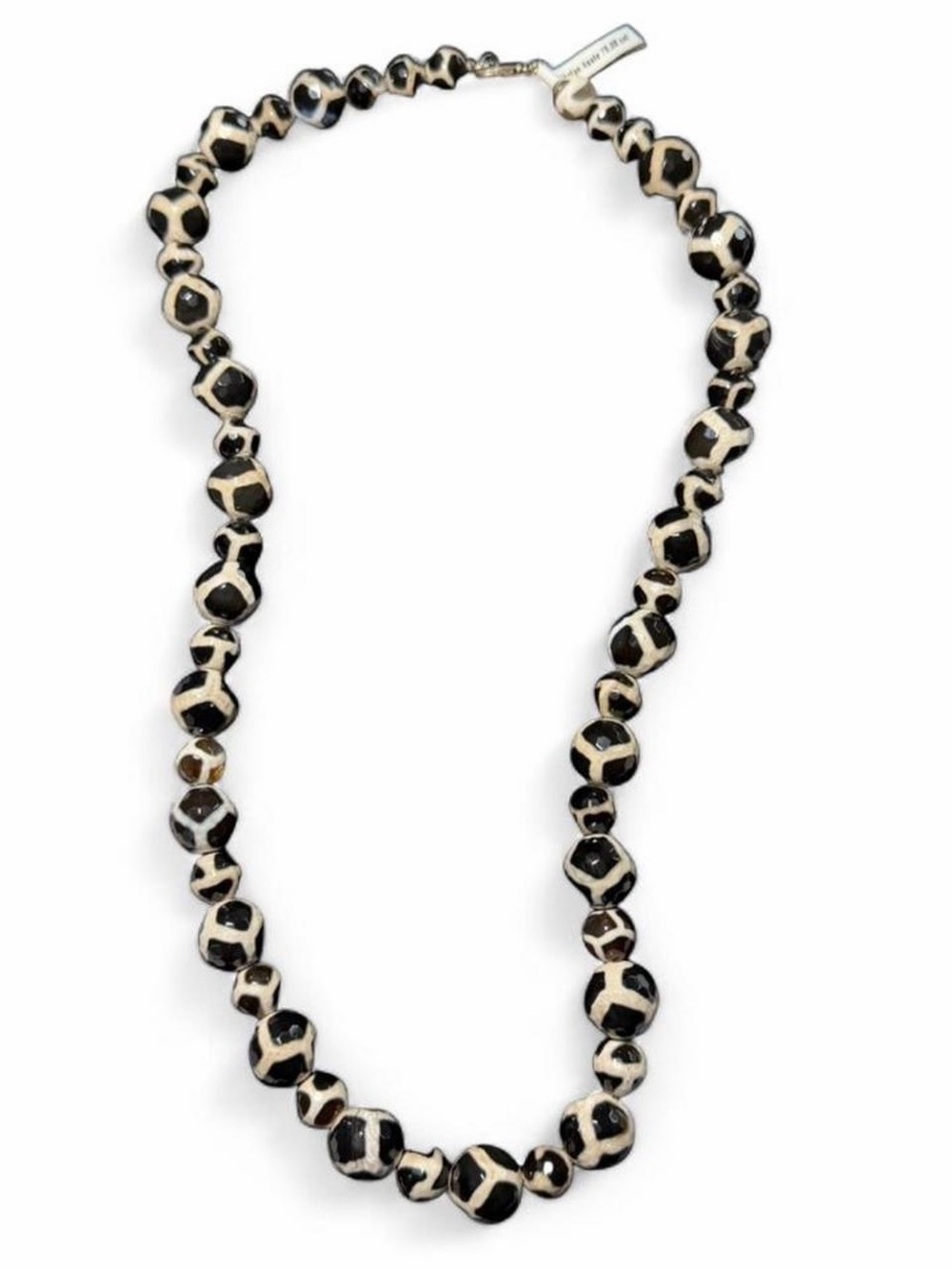 Tibetan Agate 24” Beaded Necklace